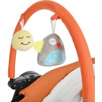 Высокий стульчик Pituso Triola (черная рама/оранжевый)