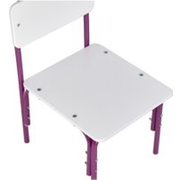 Детский стул Фея Мой малыш 0002742.30 (белый/фиолетовый)