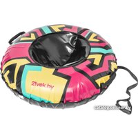 Тюбинг 21vek Vortex ТВ107 (желтый/бирюзовый/черный) в Гомеле