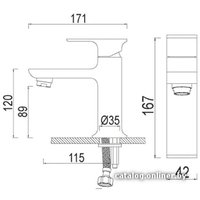 Смеситель Gerhans K08 11008