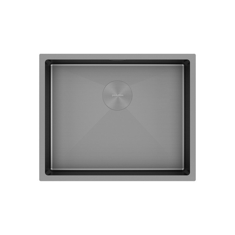 Кухонная мойка Paulmark Next 54 Uni PM215444-MG (серый/серый матовый)