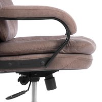 Офисное кресло TetChair Comfort Lux (22) metalBL (ткань, светло-коричневый, KUB 03)