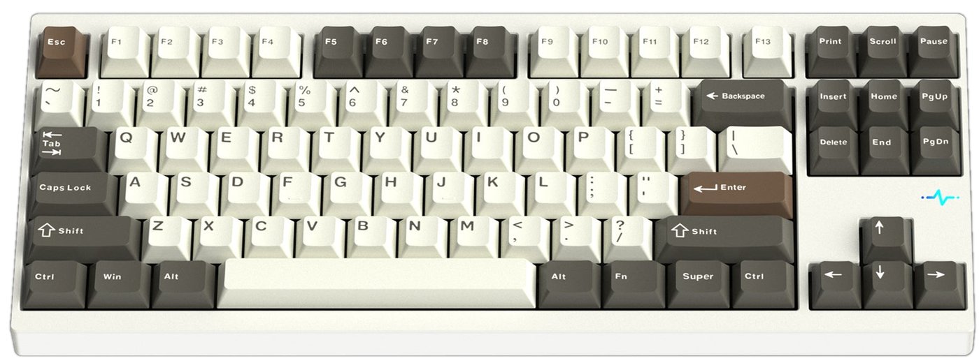 Клавиатура Wobkeys Crush 80 Reboot Pro White (Kailh Cocoa Linear, нет кириллицы)