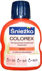 Colorex 0.1 л (№22, красно-оранжевый)