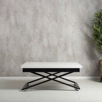 Стол-трансформер Levmar Apollo D78/S53 (белый/черные опоры)