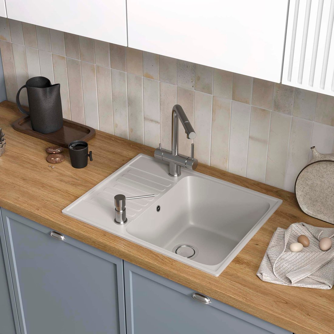 

Кухонная мойка Reflexion Prima RF0460GR