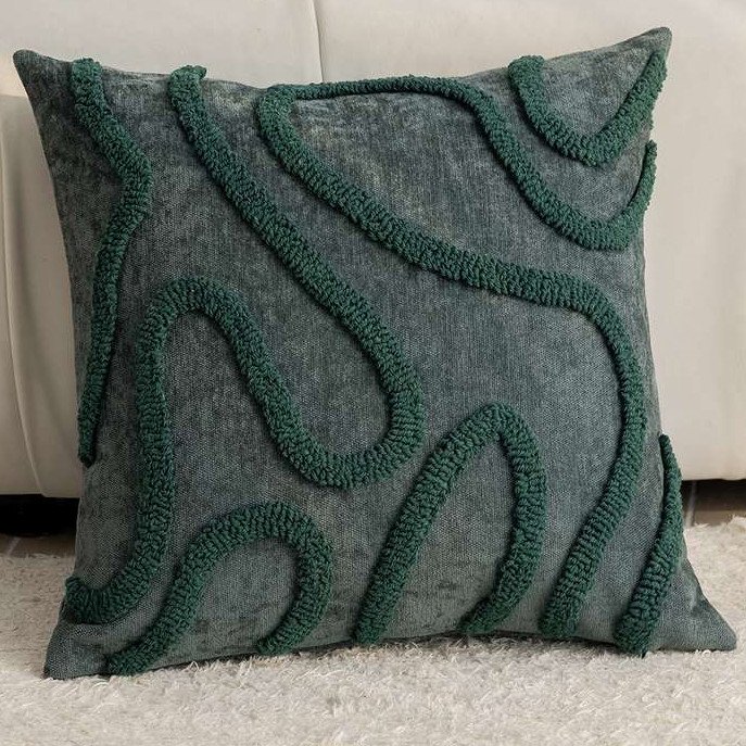 

Чехол на подушку Matex Tufted Lines Линии ALEX-42 (зеленый)