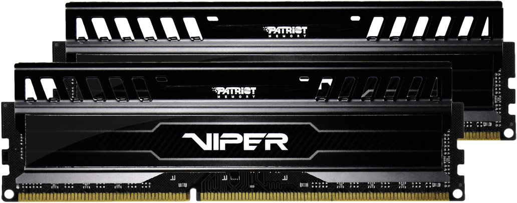 

Оперативная память Patriot Viper 3 Black Mamba 2x4GB KIT DDR3 PC3-12800 (PV38G160C9K)