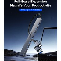 USB-хаб Orico YSA2-U3-GY-BP