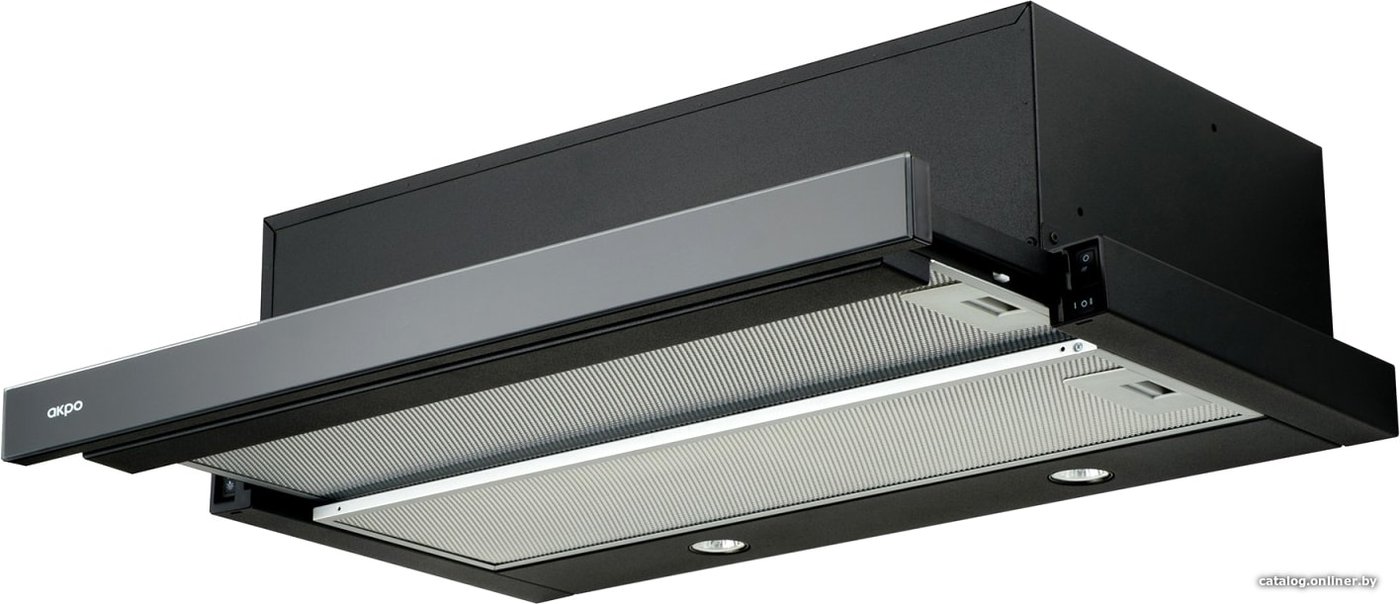 Кухонная вытяжка Akpo Light eco glass 60 WK-7 (черный)