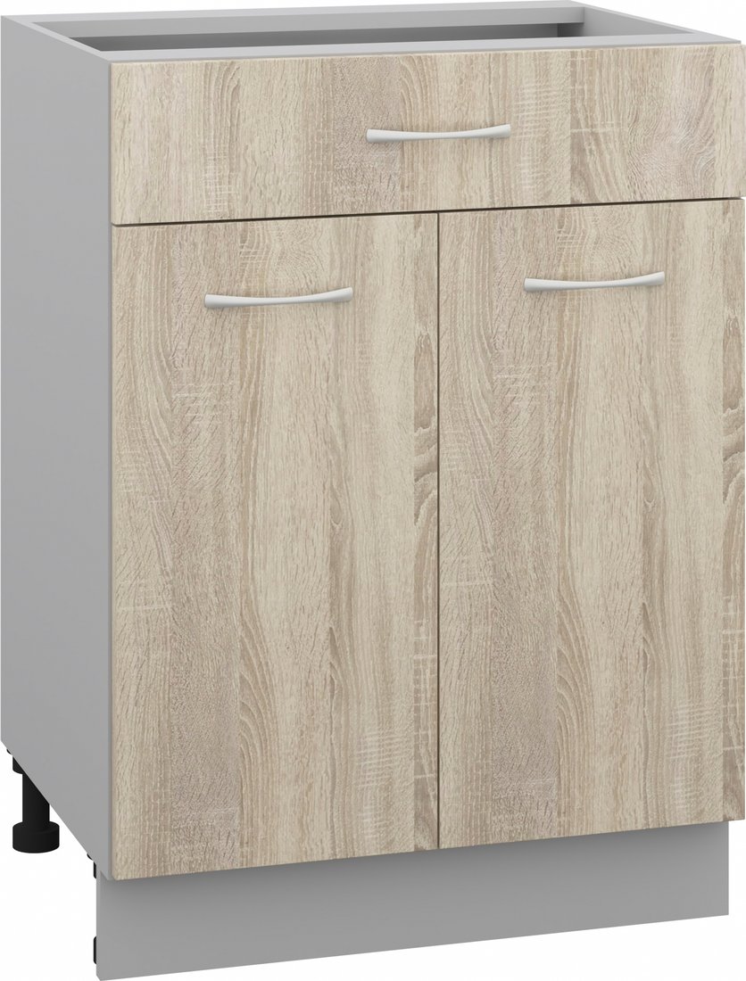 

Шкаф напольный Кортекс-мебель Корнелия Лира НШ60р1ш без столешницы (дуб сонома)