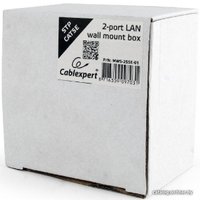 Розетка компьютерная Gembird MWS-2S5E-01