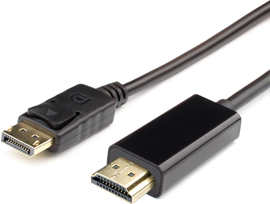 

Кабель ATcom AT6001 DisplayPort - HDMI (2 м, черный)