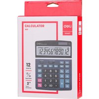 Калькулятор Deli E1631 (черный)