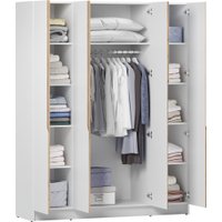 Шкаф распашной ЭлиГард Aura 4D (белый)