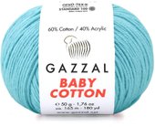 Baby cotton 3440 50 г 165 м (голубой)