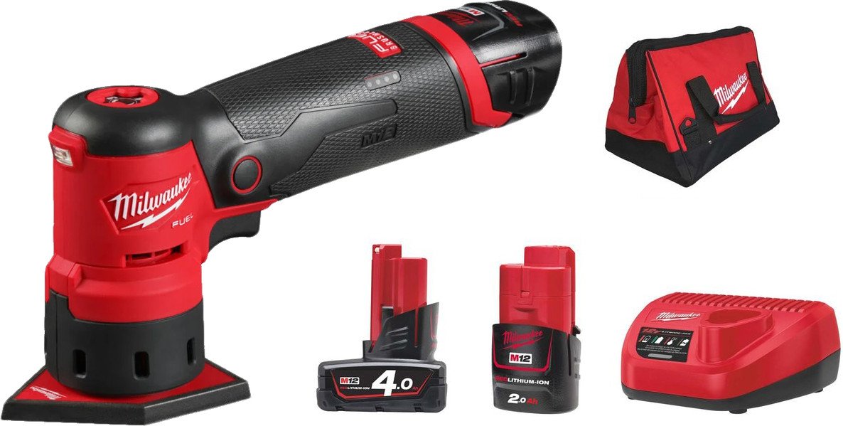 

Дельташлифмашина Milwaukee M12FDSS-422X 4933479681 (с 2-мя АКБ 2 Ач, 4 Ач)