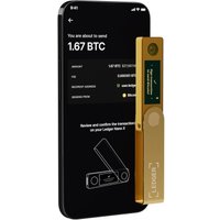 Аппаратный криптокошелек Ledger Nano X (золотистый)