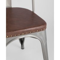 Стул Stool Group Tolix Soft LF818C Grey 7083/PU7002 (серебристый)