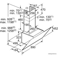 Кухонная вытяжка Bosch DWK97JM20