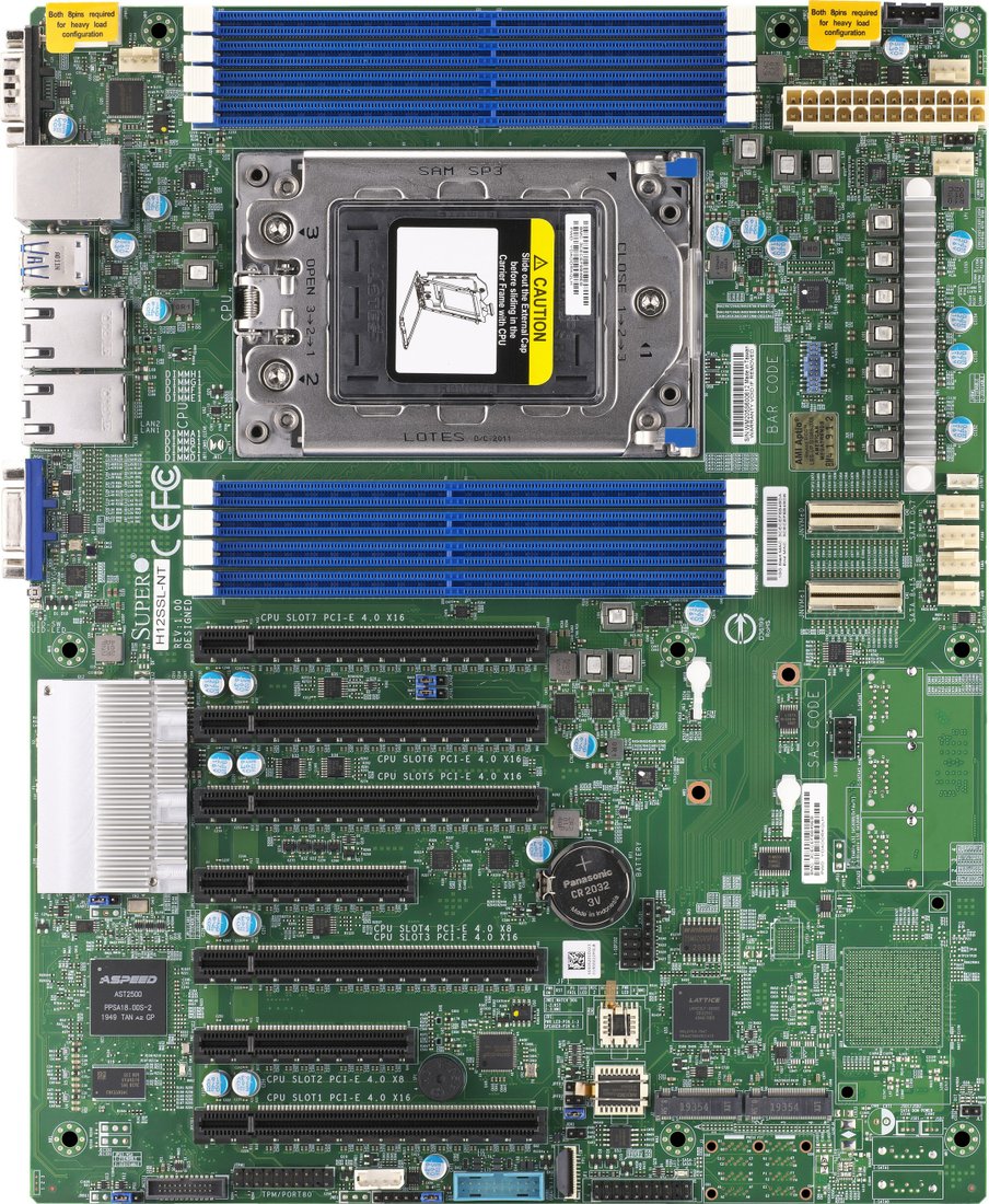 

Материнская плата Supermicro MBD-H12SSL-NT-B