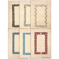 Коврик для ванной Vortex Орнамент 20201 80x50