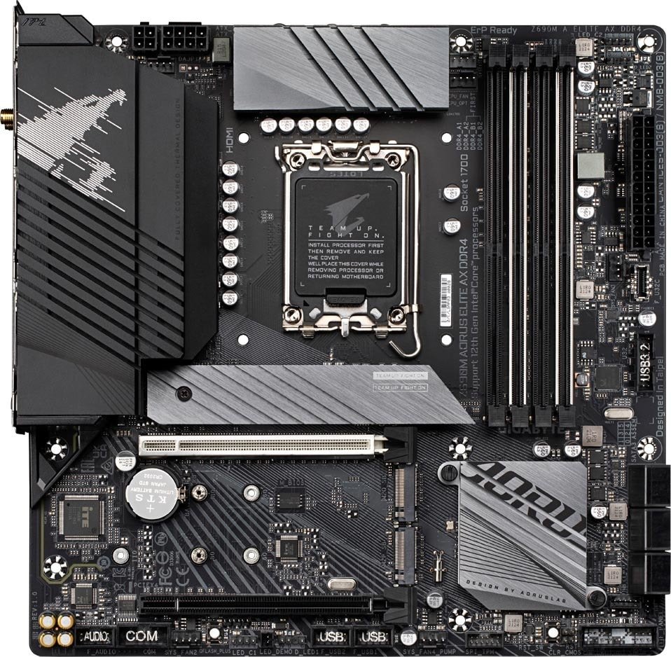 

Материнская плата Gigabyte Z690M Aorus Elite AX DDR4 (rev. 1.0)