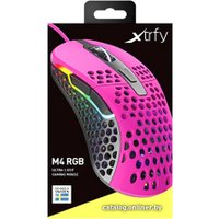 Игровая мышь Xtrfy M4 (розовый)