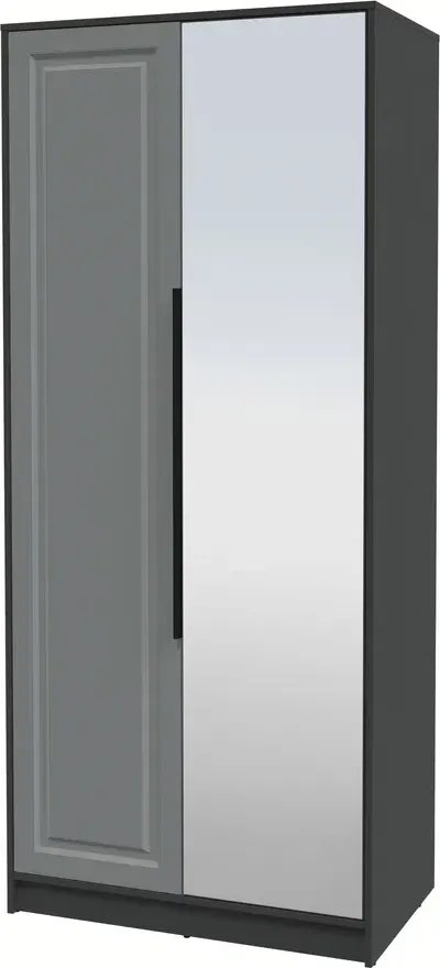 

Шкаф распашной Интерлиния Концепт КТ-Ш2з Деко (антрацит/серый)