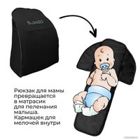 Коляска прогулочная «книга» Bubago Model One 2024 (черный)