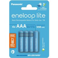 Аккумулятор Panasonic Eneloop Lite AAA BK-4LCCE/4CP (4 шт)