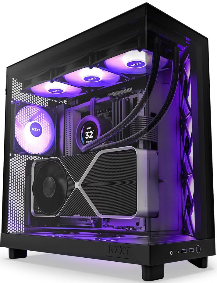 

Корпус NZXT H6 Flow RGB CC-H61FB-R1
