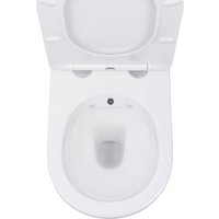 Унитаз подвесной Roxen Antares Bidet в комплекте с инсталляцией StounFix Dual Fresh 6 в 1 966280 (кнопка: бежевый)