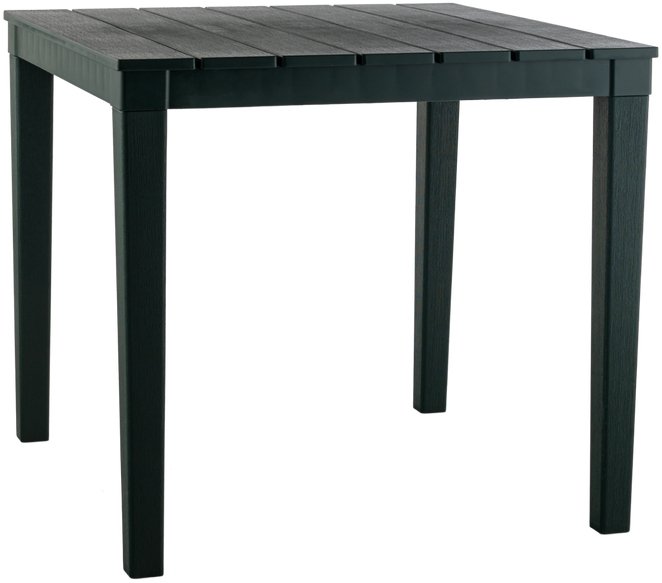 

Стол Ellastik Plast Прованс Квадратный 4 ножки 80x80x71.5 (темно-зеленый)