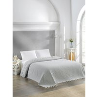 Покрывало Meteor Devone с бахромой 200x230 (12309 серый)