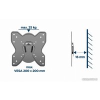 Кронштейн для телевизора Gembird WM-42F-03