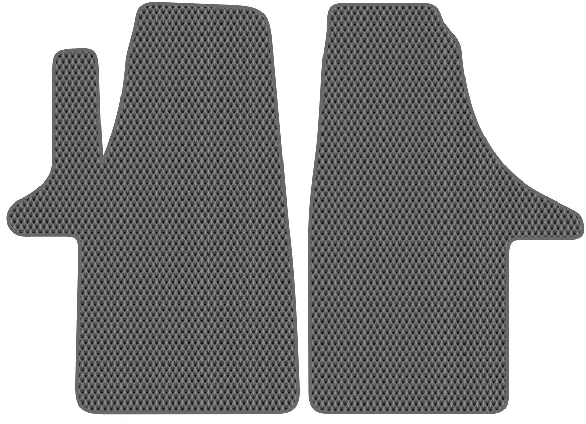 

Комплект ковриков для авто Alicosta Volkswagen Caravella V (минивэн / T5 / 2 места, T5 / 3 места) 2002 - 2015 (серый, ромб)