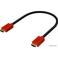 Кабель Greenconnect Russia GCR-HM451-2.0m HDMI - HDMI (2 м, красный\черный)