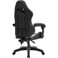 Игровое (геймерское) кресло Defender Legas (черный/белый)