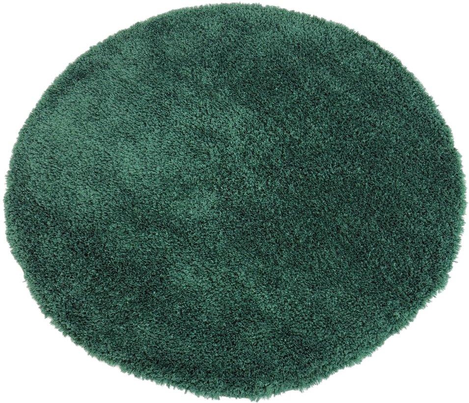

Ковер для жилой комнаты LAXMI Fluffy 01 круг (3x3, Dark Green)