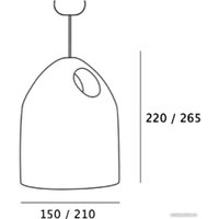 Подвесная люстра ImperiumLoft Large oak 40.156 73480-22