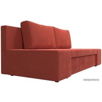 Диван Лига диванов Сан Марко 114019 (микровельвет, коралловый)