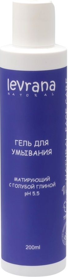 

Levrana Гель для умывания Матирующий с голубой глиной 200 мл