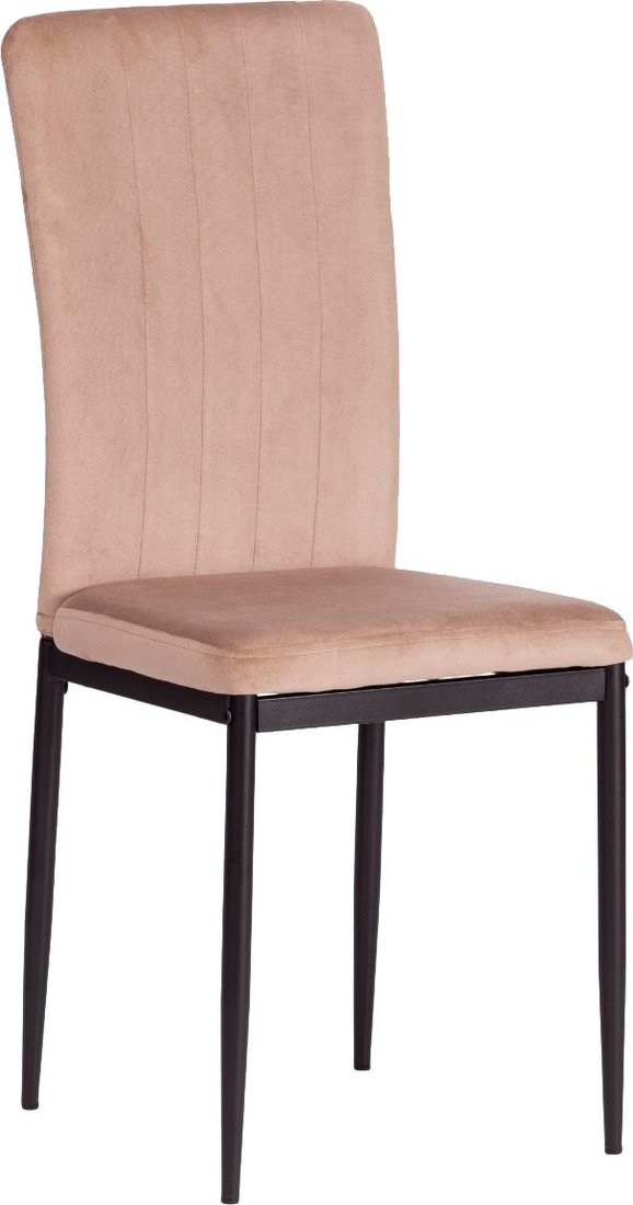 

Стул TetChair Verter металл/флок 47.8x41.5x97 (бежевый HLR8/черный)