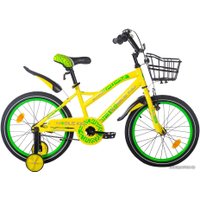 Детский велосипед Mobile Kid Slender 18 (желтый/зеленый)