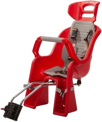 Детское велокресло Sunnywheel SW-BC-137 (красный/серый)