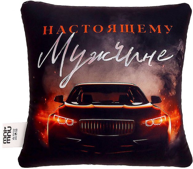 

Декоративная подушка Mni Mnu Настоящему мужчине 9234429