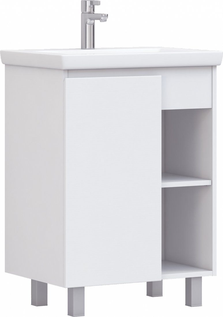 

Vigo Тумба под умывальник Milos 600-1-0 Como (белый)