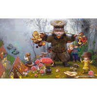 Картина по номерам Белоснежка Веселые грибники 953-AS