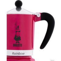 Гейзерная кофеварка Bialetti Rainbow (6 порций, фуксия)